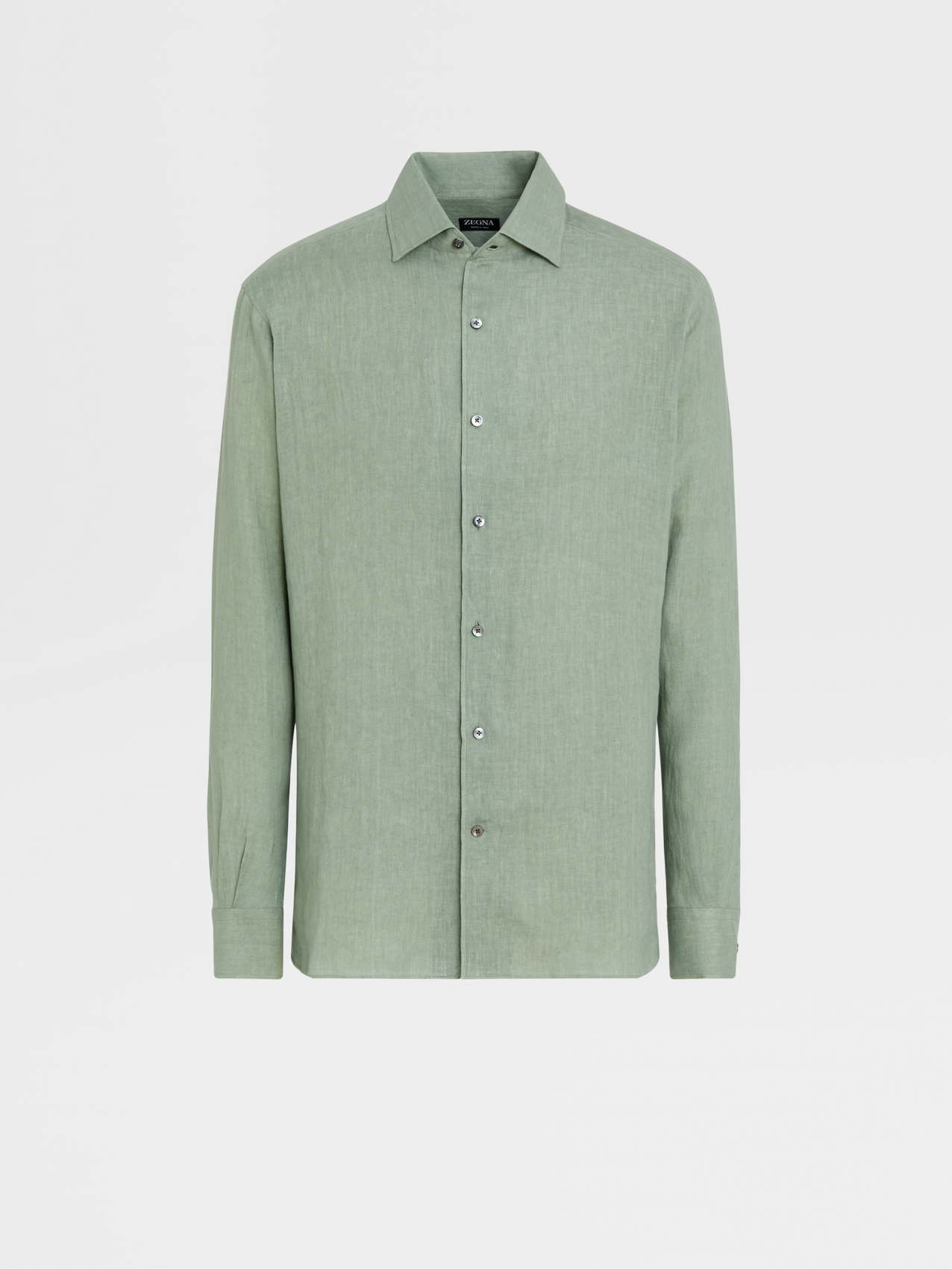 Sage Green Linen Shirt